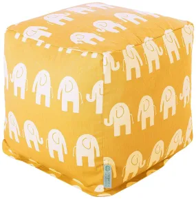 Majestic Home Goods Yellow Ellie Small Cube