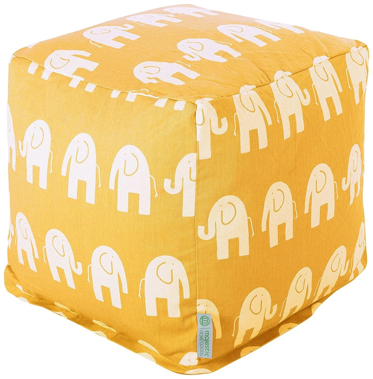 Majestic Home Goods Yellow Ellie Small Cube
