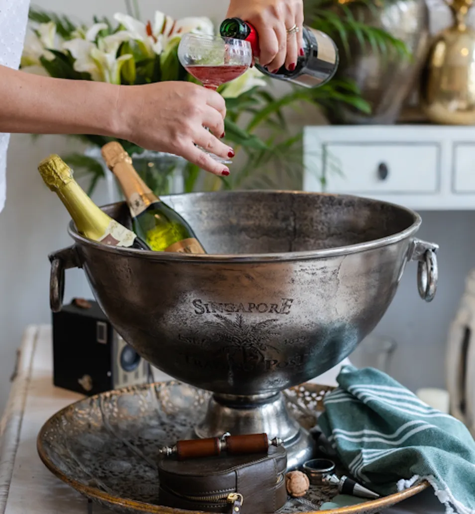 Majestic Silver Finish Ice Bucket