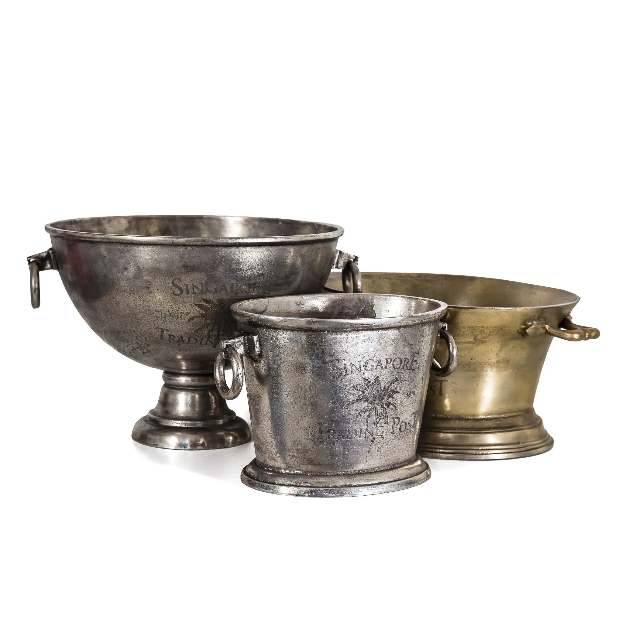Majestic Silver Finish Ice Bucket