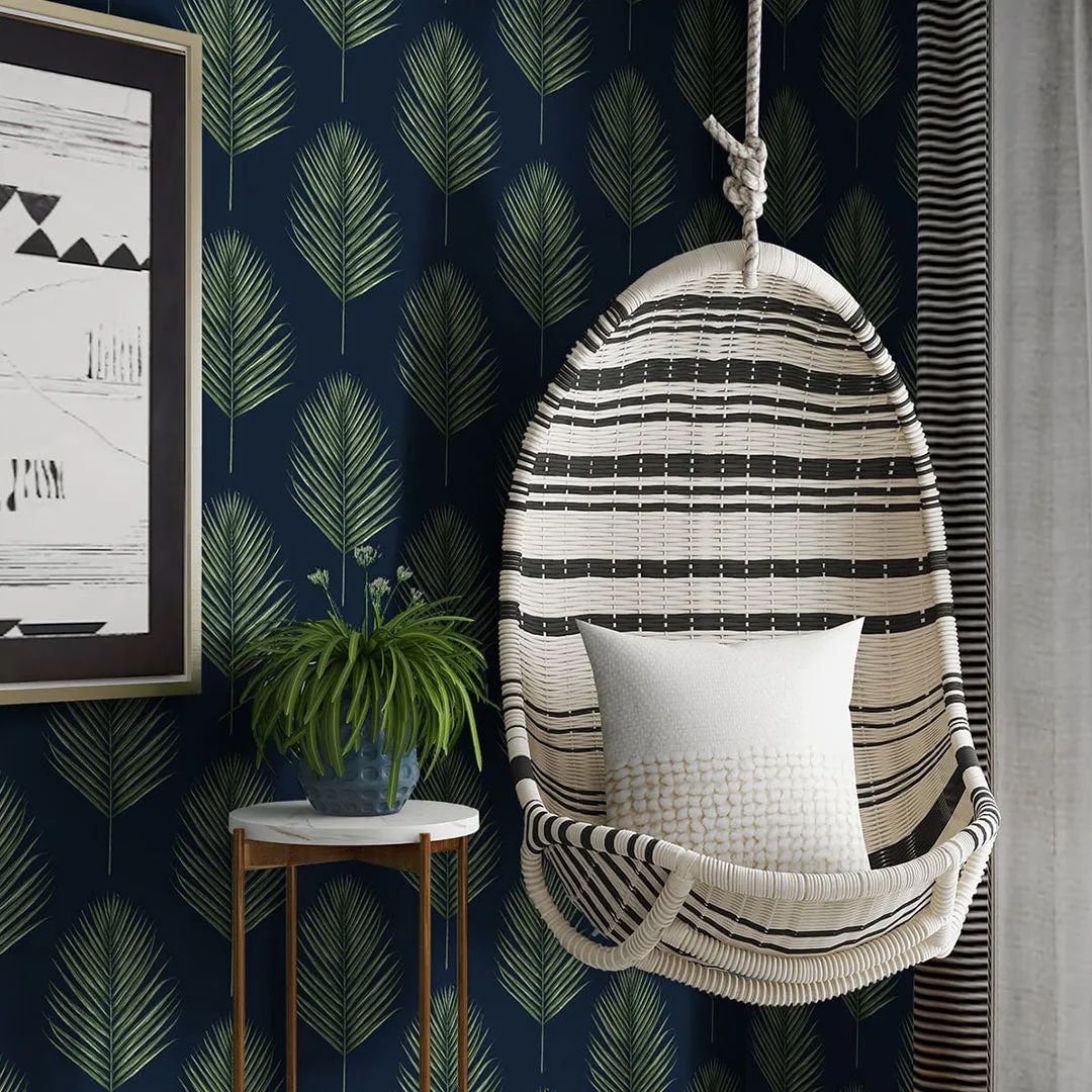 Maui Palm Peel-and-Stick Luxe Haven Wallpaper