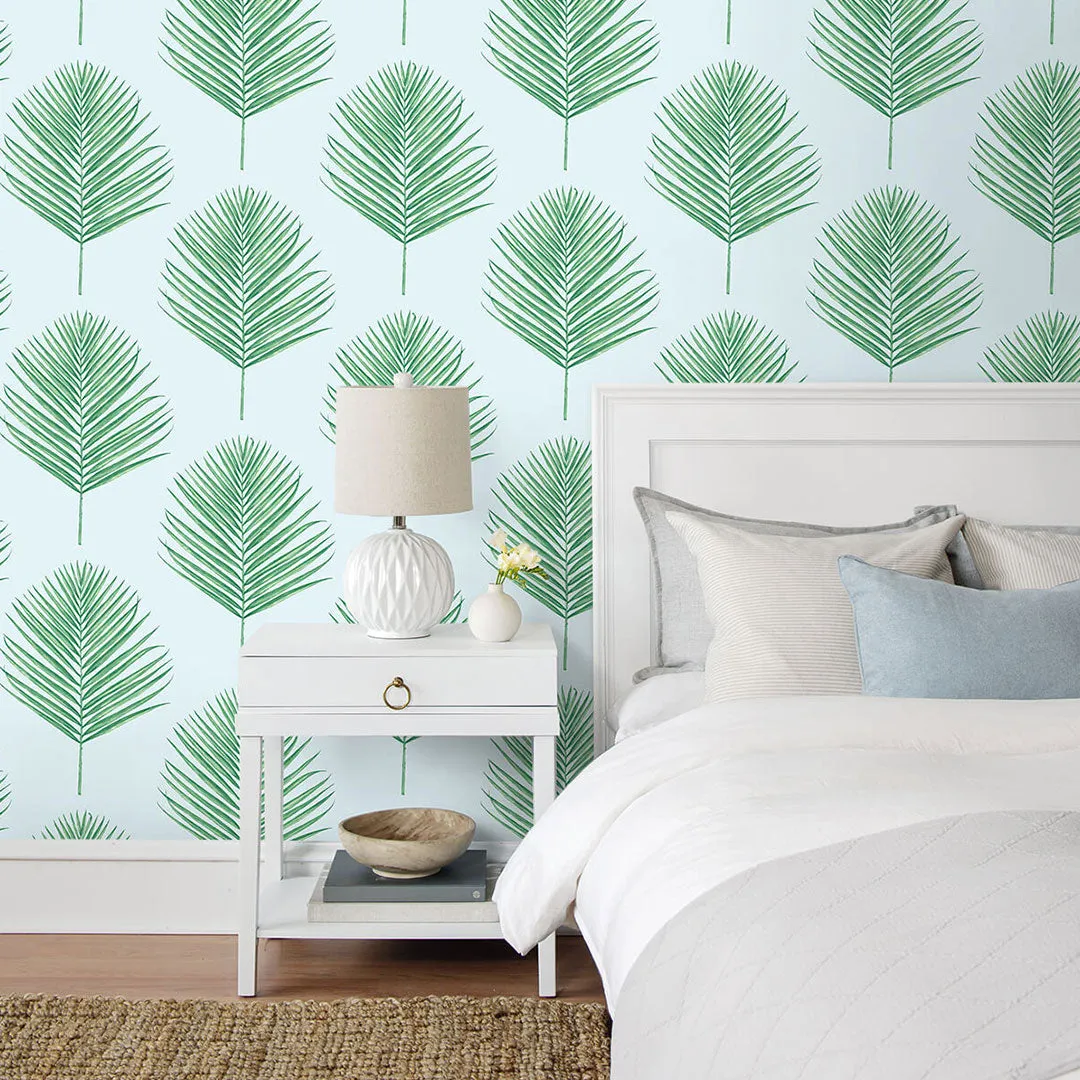 Maui Palm Peel-and-Stick Luxe Haven Wallpaper