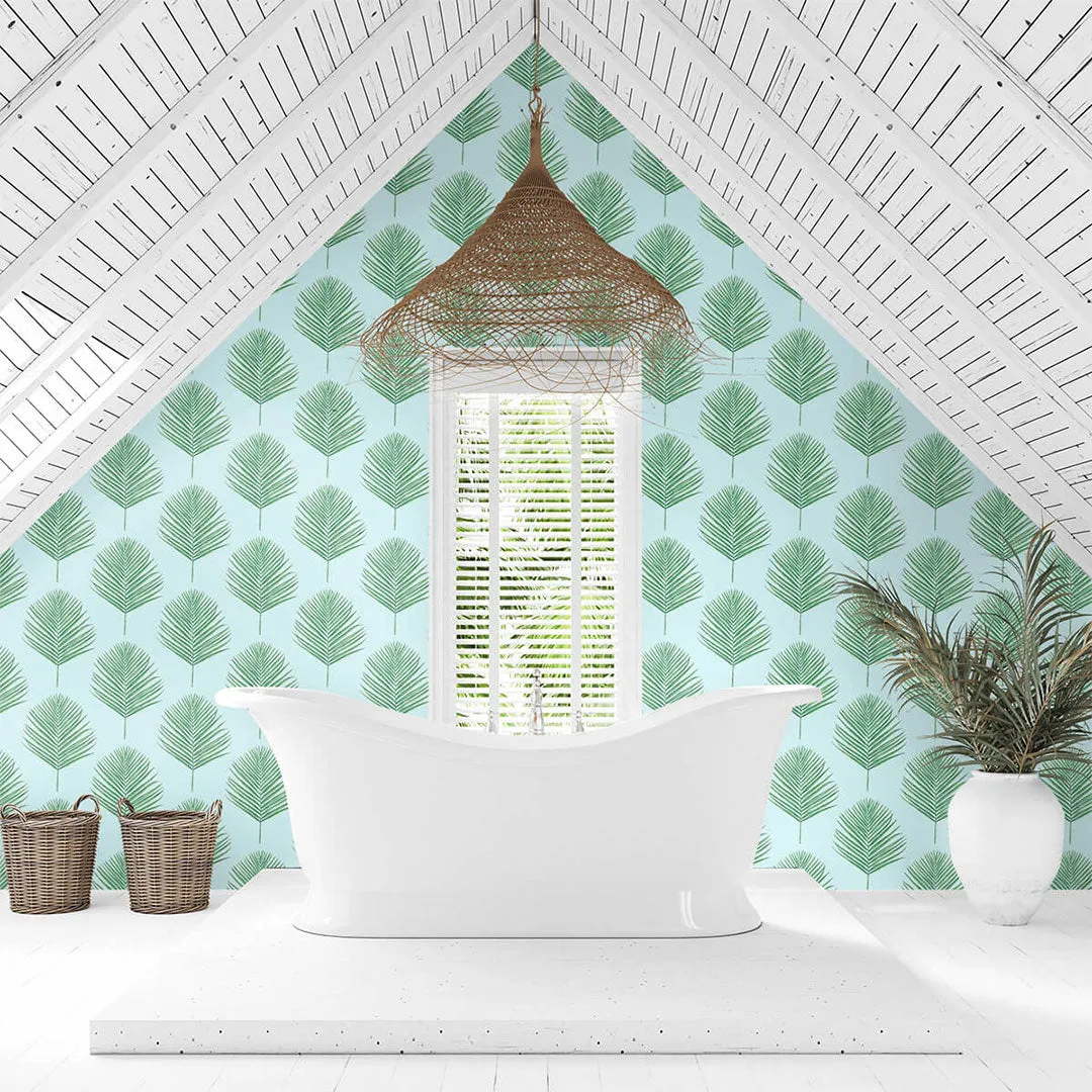 Maui Palm Peel-and-Stick Luxe Haven Wallpaper