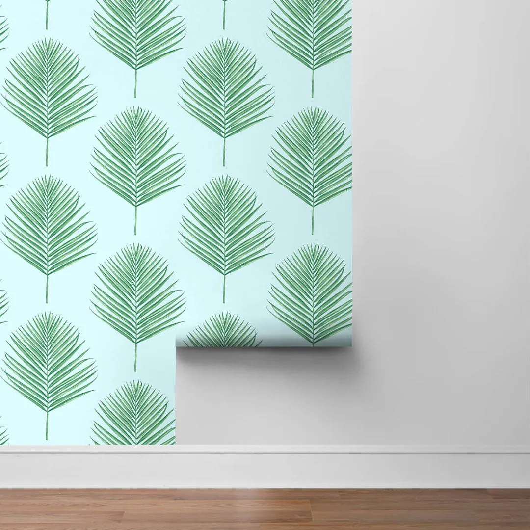 Maui Palm Peel-and-Stick Luxe Haven Wallpaper