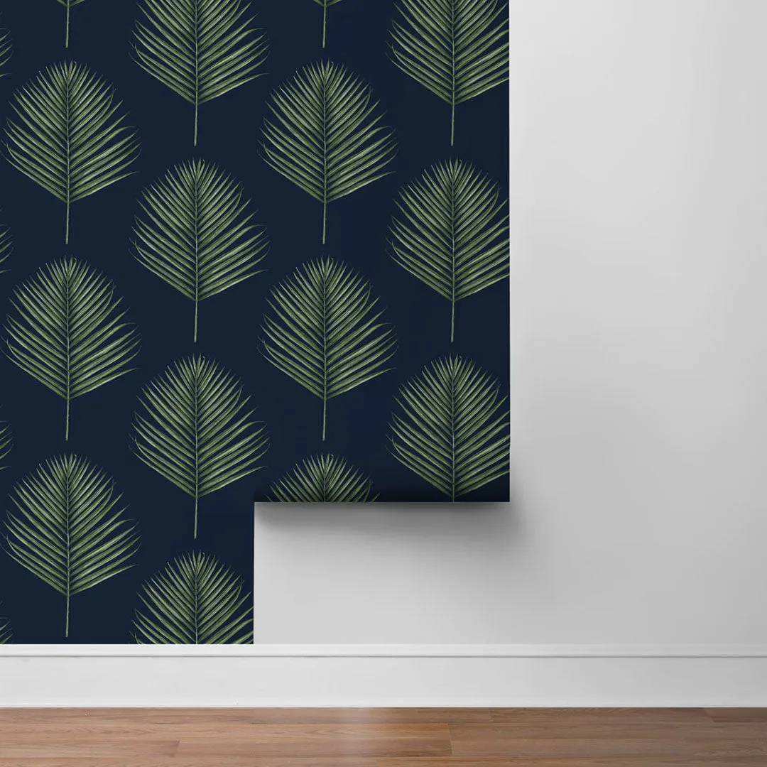 Maui Palm Peel-and-Stick Luxe Haven Wallpaper