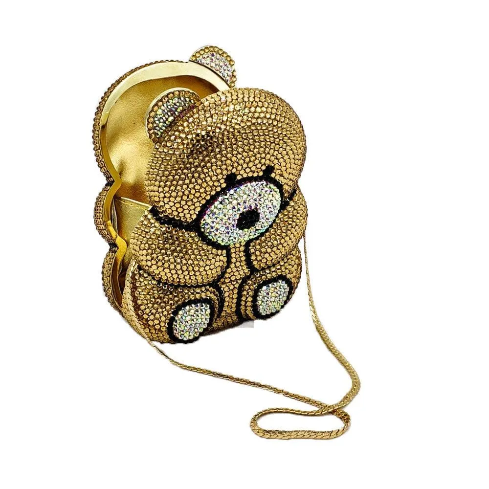 Mini Teddy Shaped Bling Bear