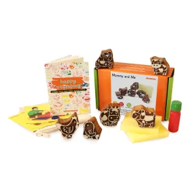 Mommy and Me Wooden Stamps set  - 3 Years 