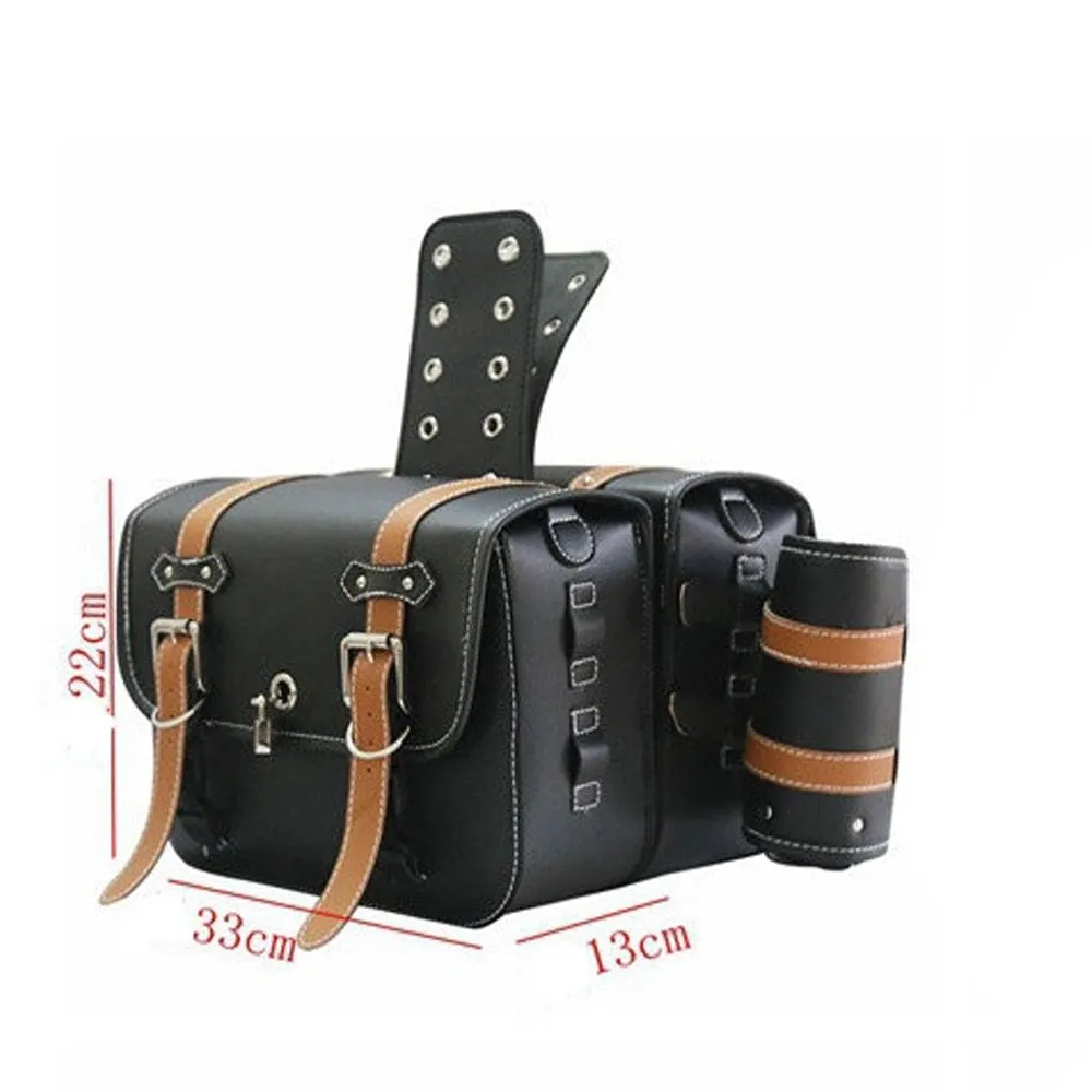 Motorcycle Saddle Bag for Tool Storage