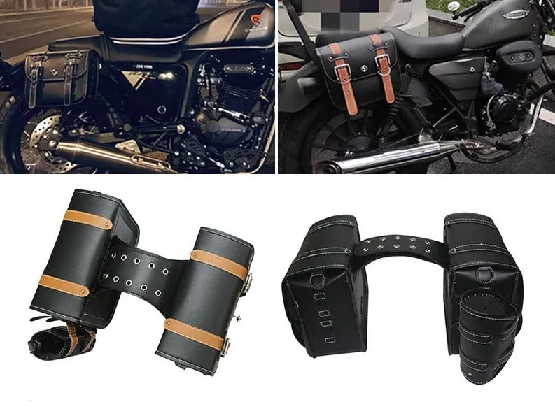 Motorcycle Saddle Bag for Tool Storage