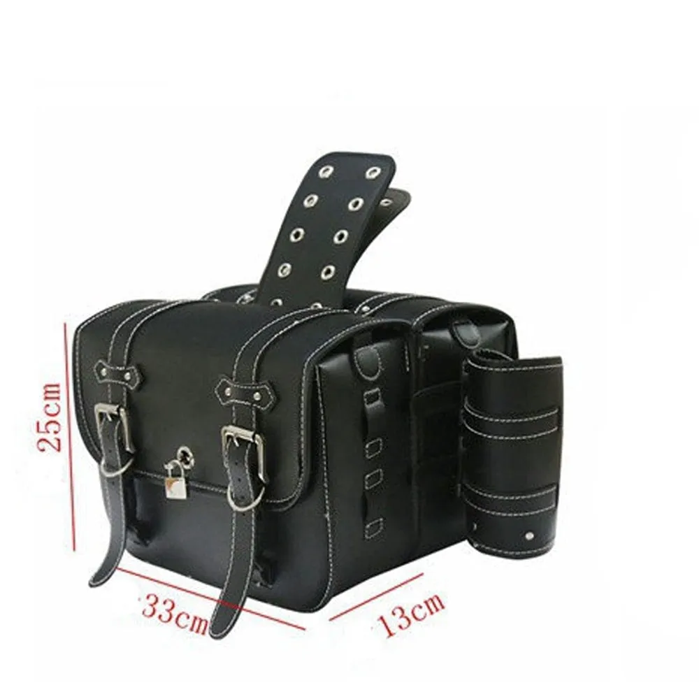 Motorcycle Saddle Bag for Tool Storage