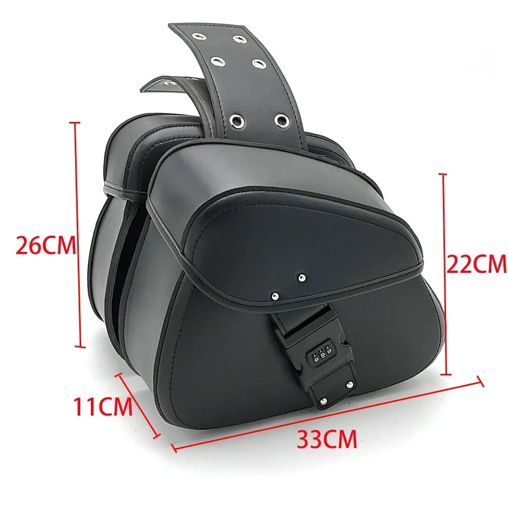 Motorcycle Saddle Bag for Tool Storage