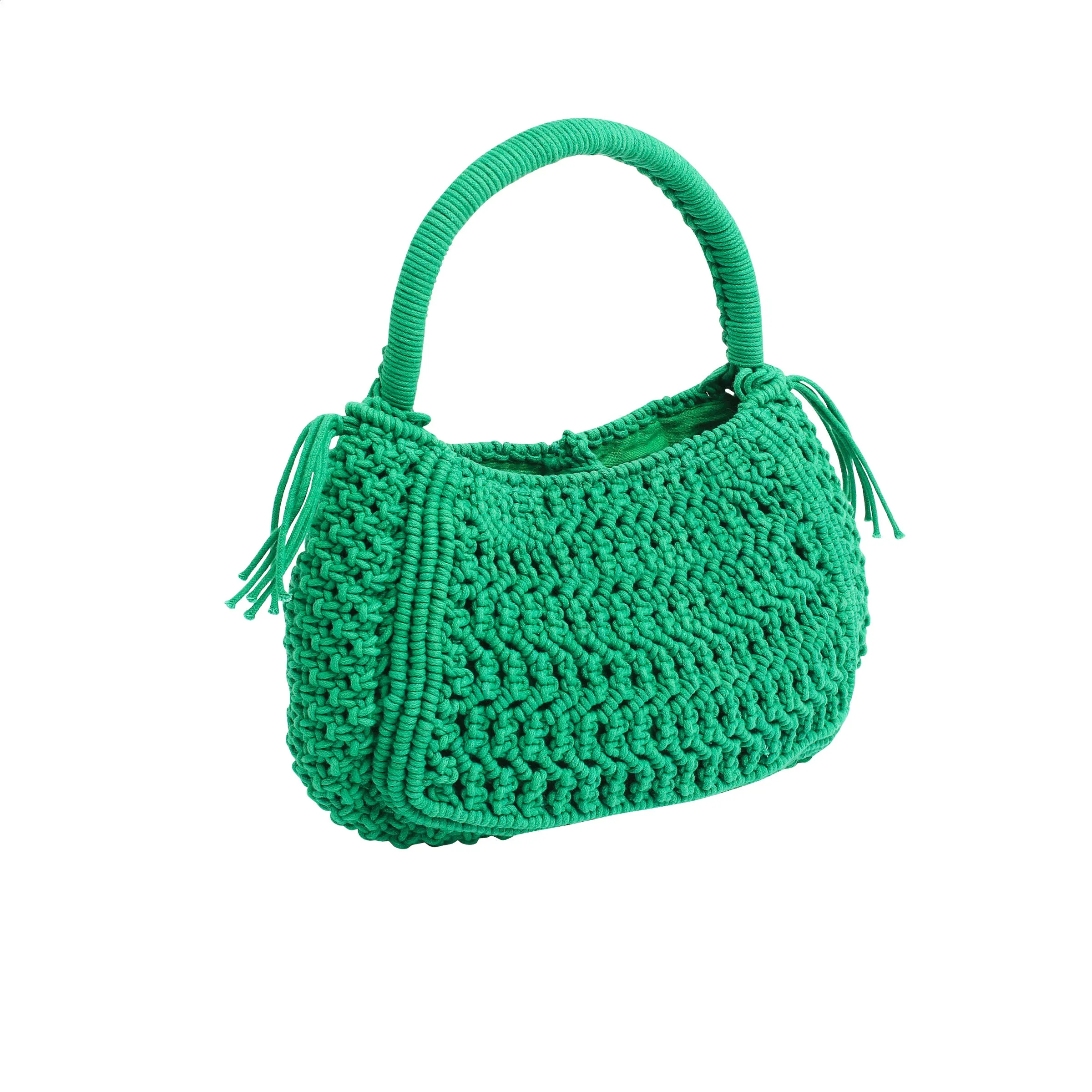 Olympic Net Handbag - Green Court