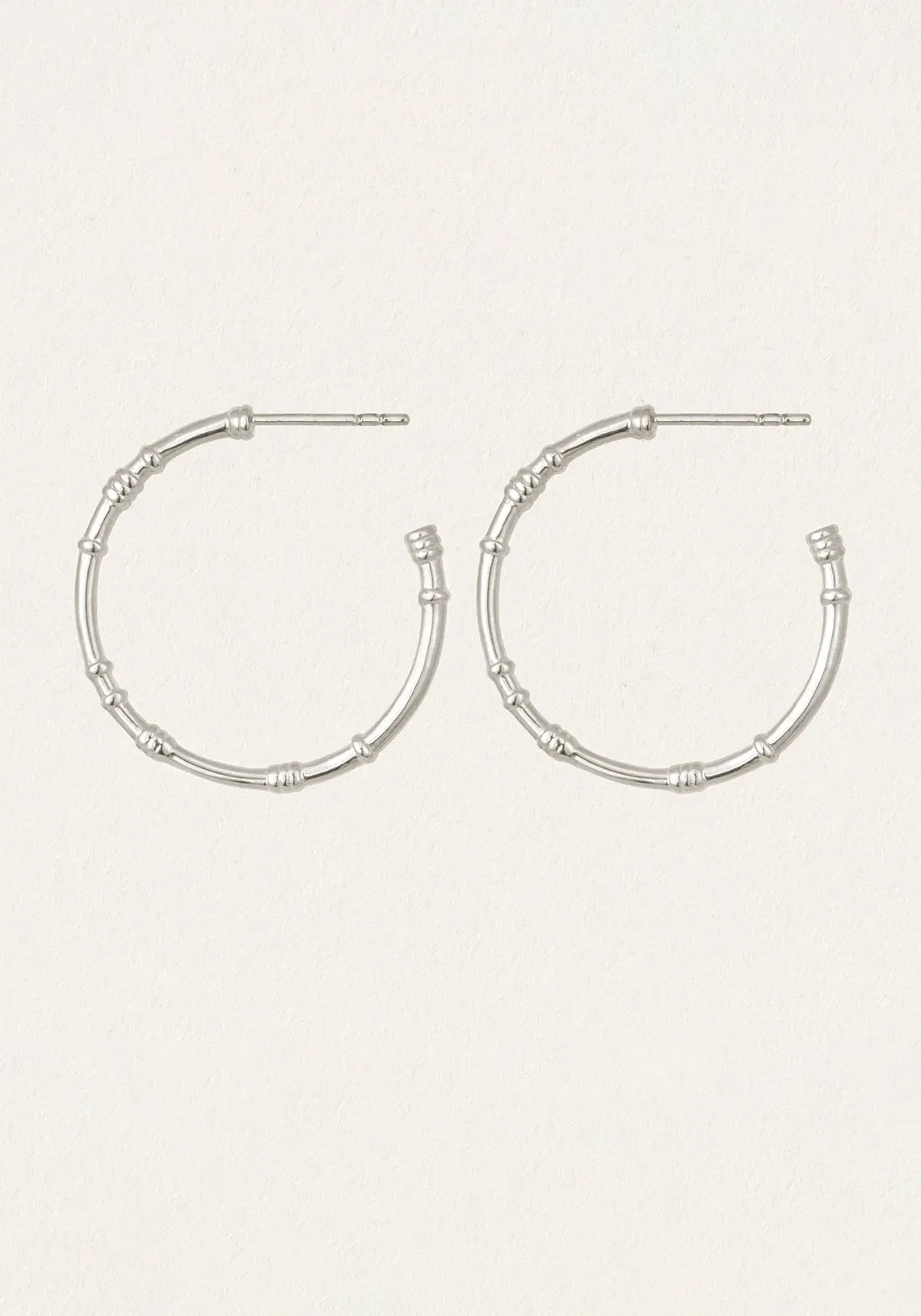 ORBIT EARRINGS SILVER SMALL