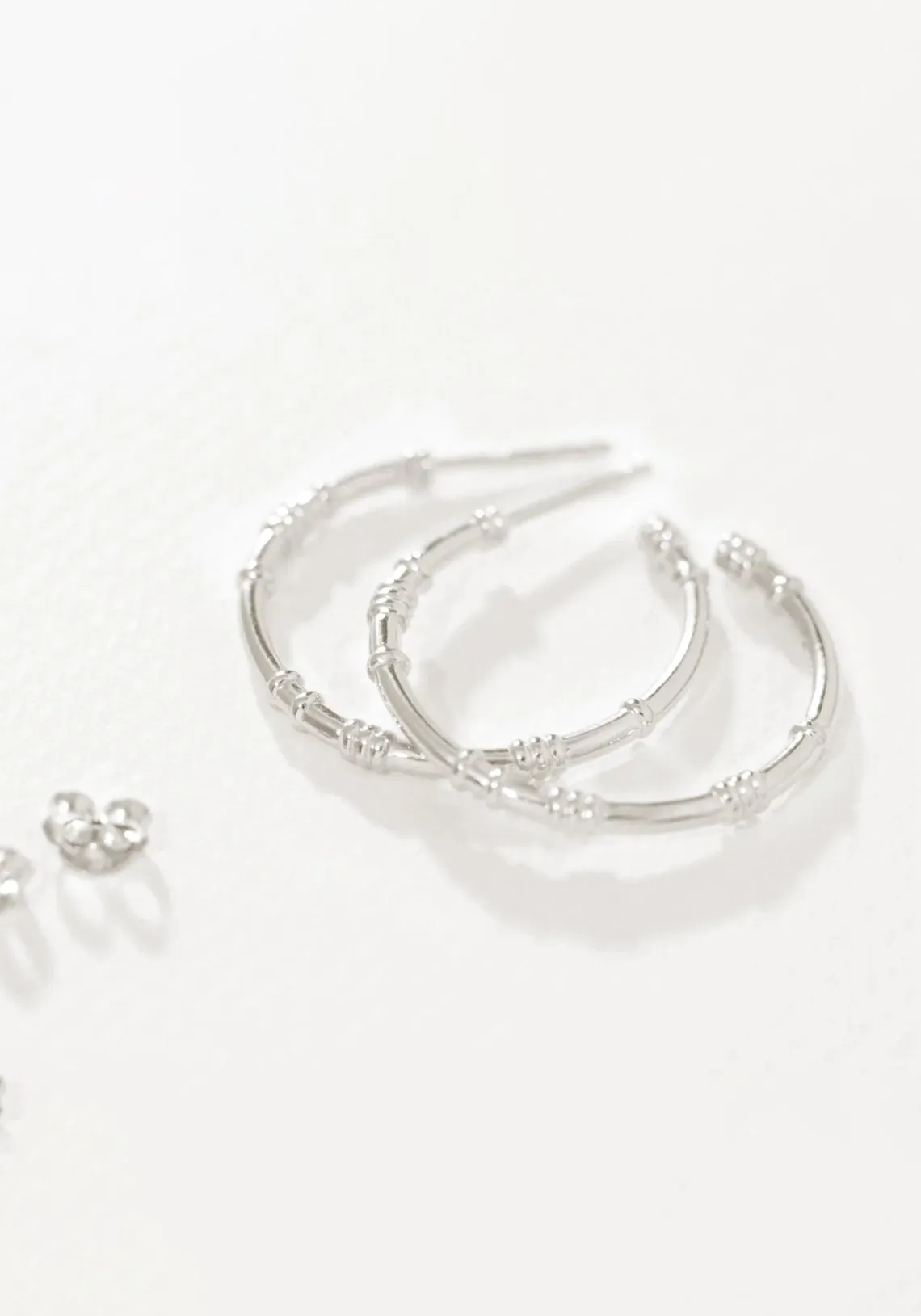 ORBIT EARRINGS SILVER SMALL