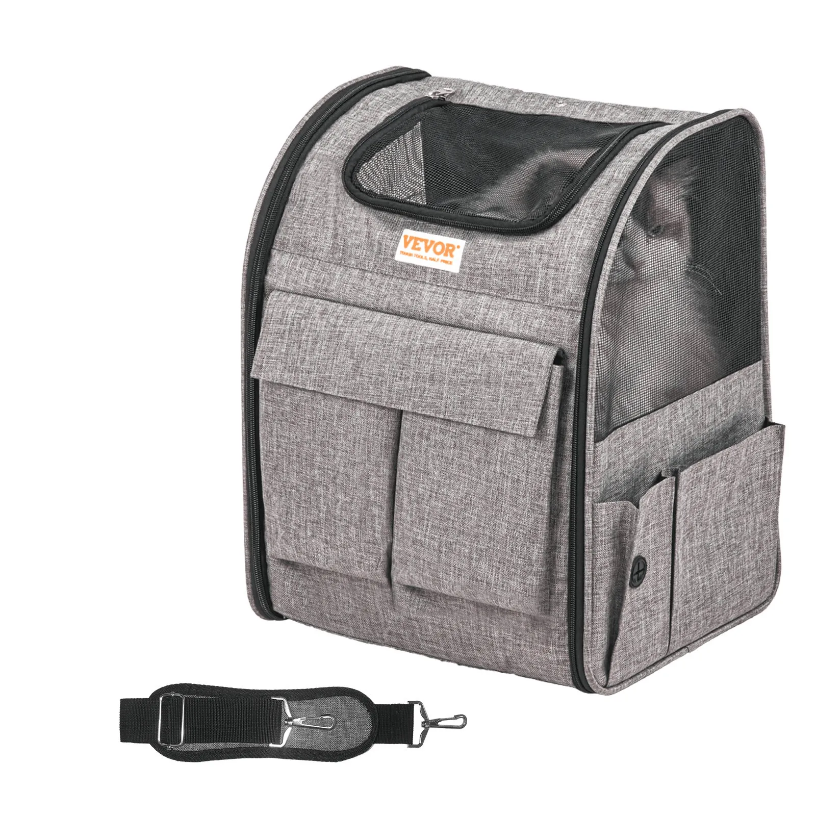 Pet Carrier with Wheels, Rolling Pet Carrier with Telescopic Handle