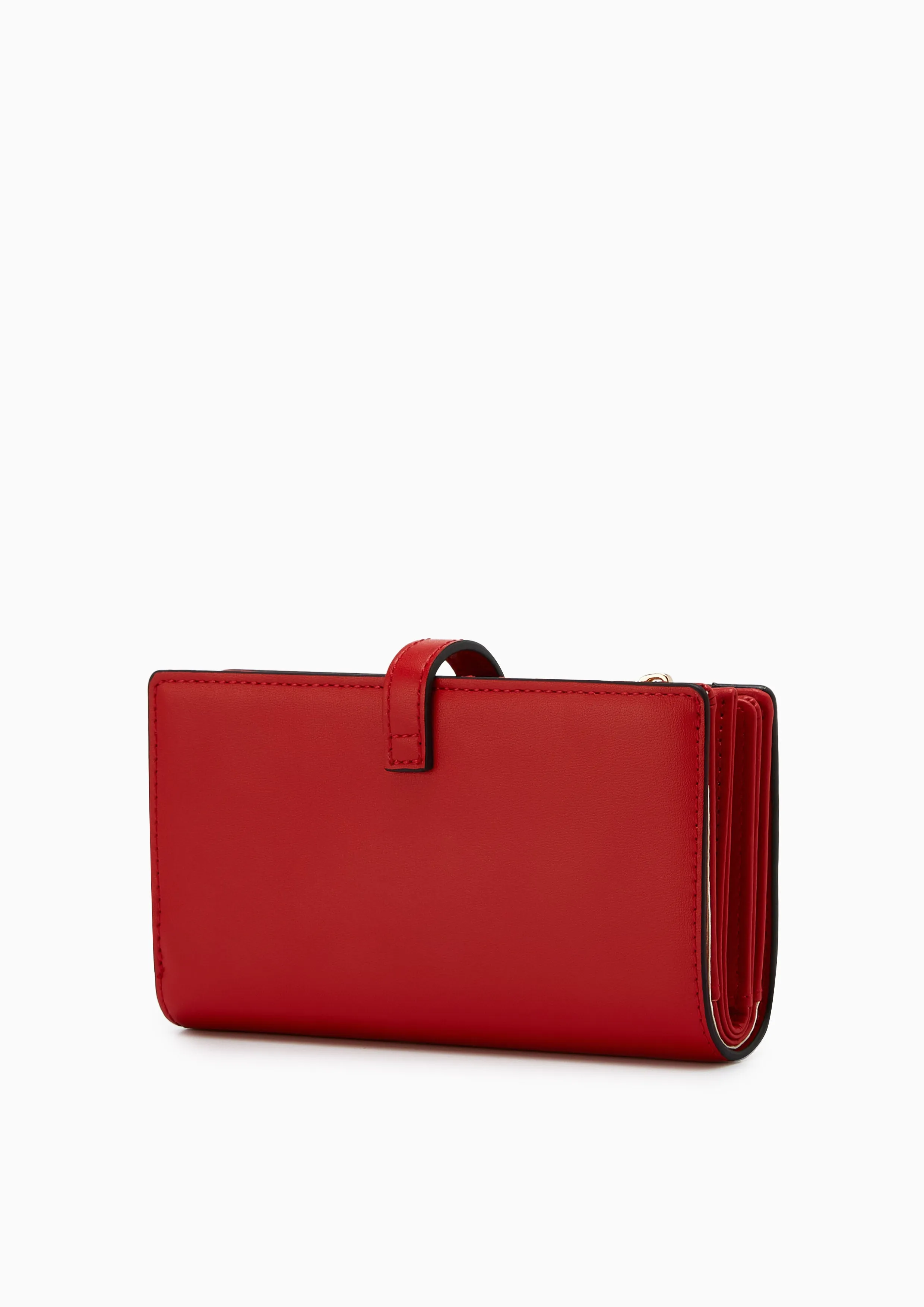 Re-Edit Lucky Semi Long Wallet Red