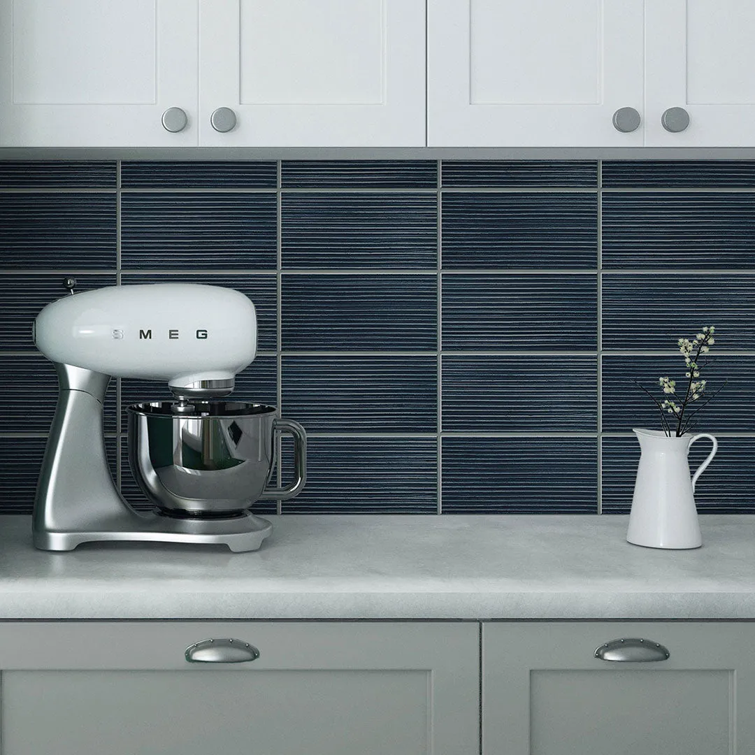 Rib Tile Peel-and-Stick Luxe Haven Wallpaper