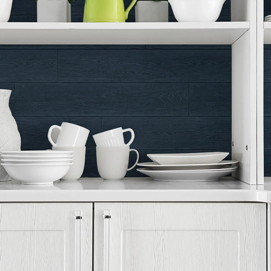 Rustic Shiplap Peel-and-Stick Luxe Haven Wallpaper