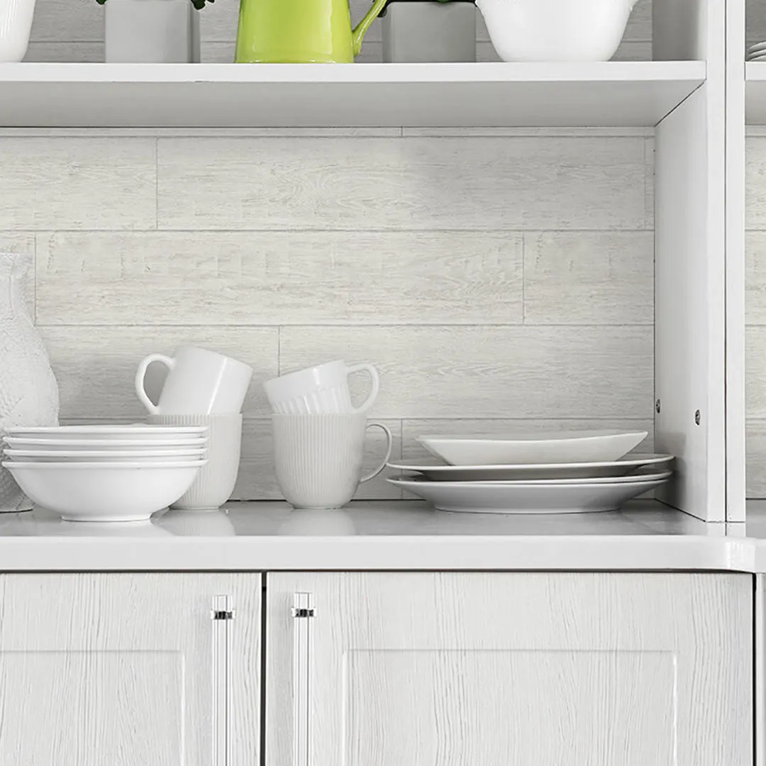 Rustic Shiplap Peel-and-Stick Luxe Haven Wallpaper