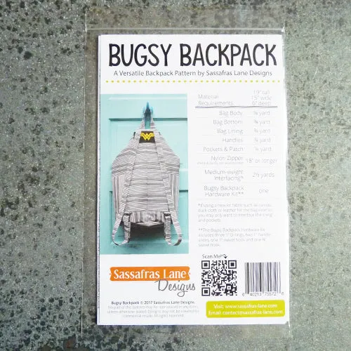 Sassafras Lane Designs : Bugsy Backpack