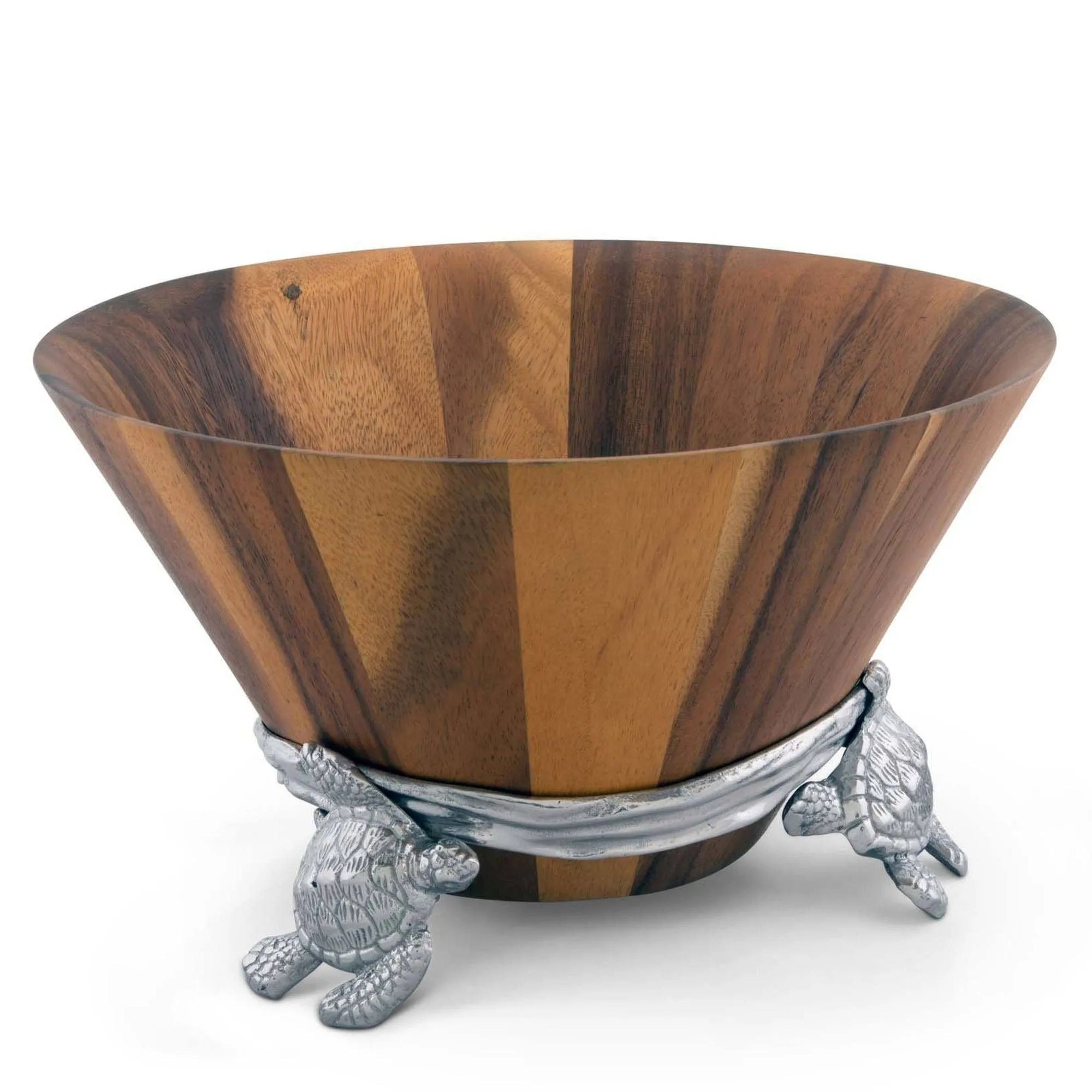 Sea Turtle Wood Salad Bowl
