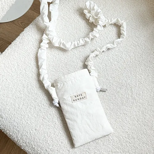 Shirring Cell Phone Bag ( 2 colors )