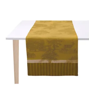 Souveraine Gold Table Runner by Le Jacquard Français