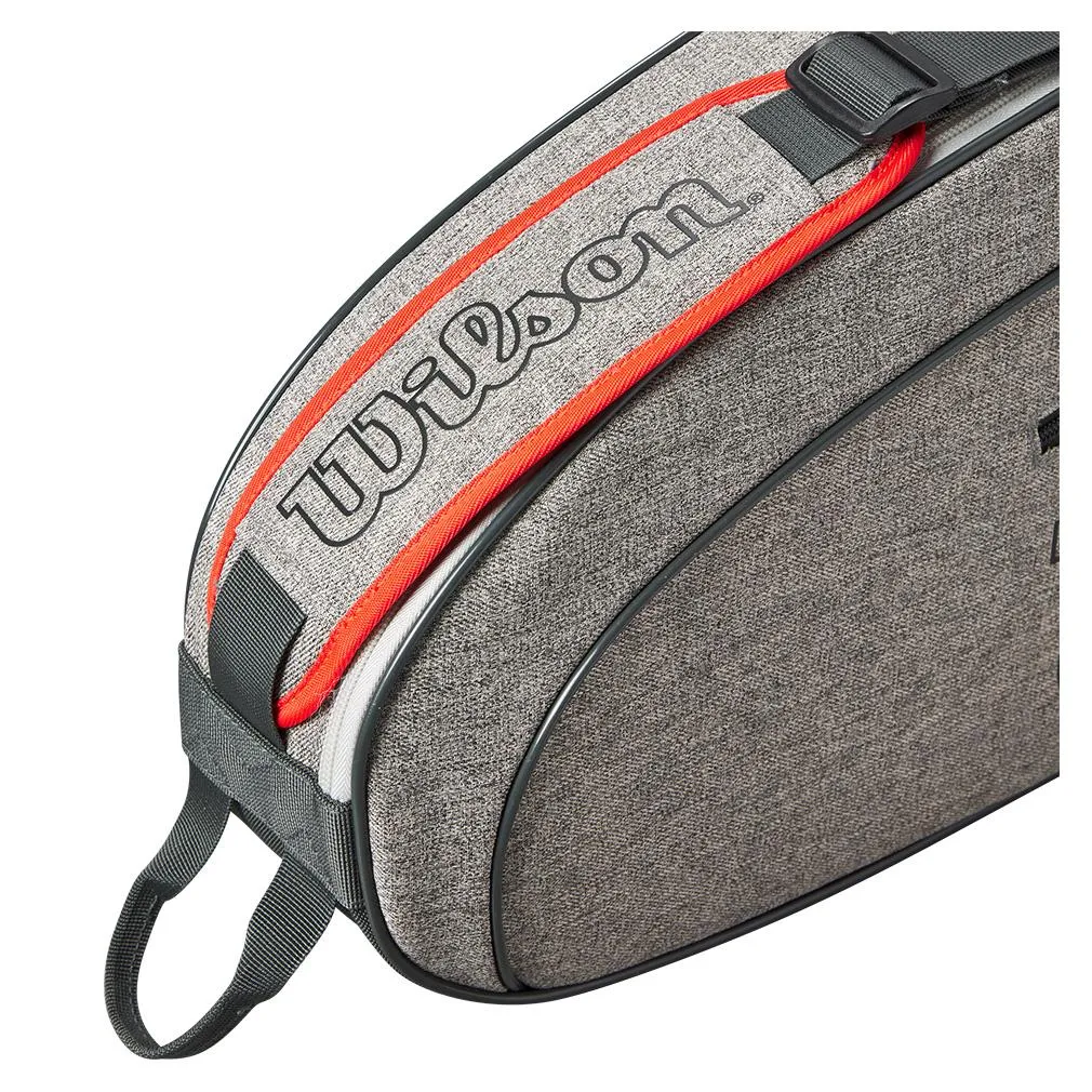 Team 3 Pack Tennis Racquet Bag Heather Grey