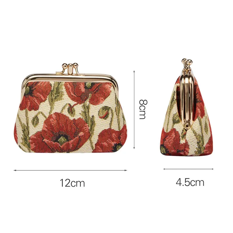 TEEK - Tapestry Double Pocket Coin Purse