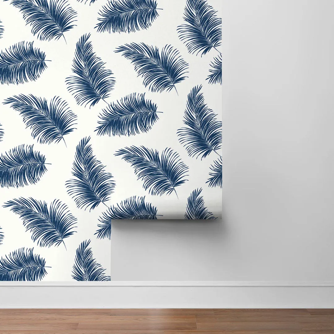 Tossed Palm Peel-and-Stick Luxe Haven Wallpaper