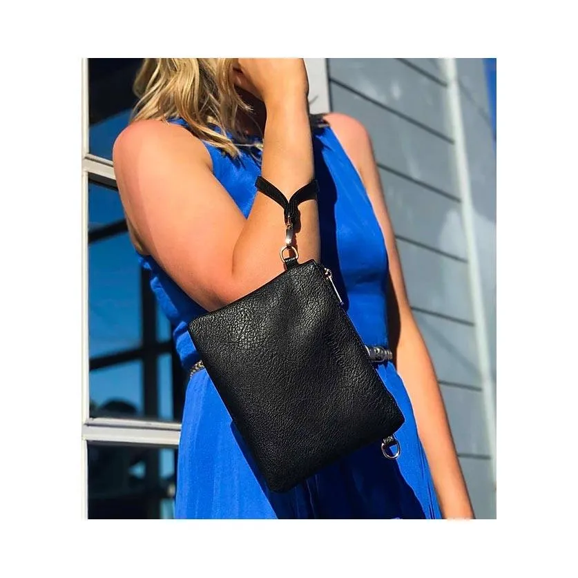 Viaduct Clutch Bag - Brown