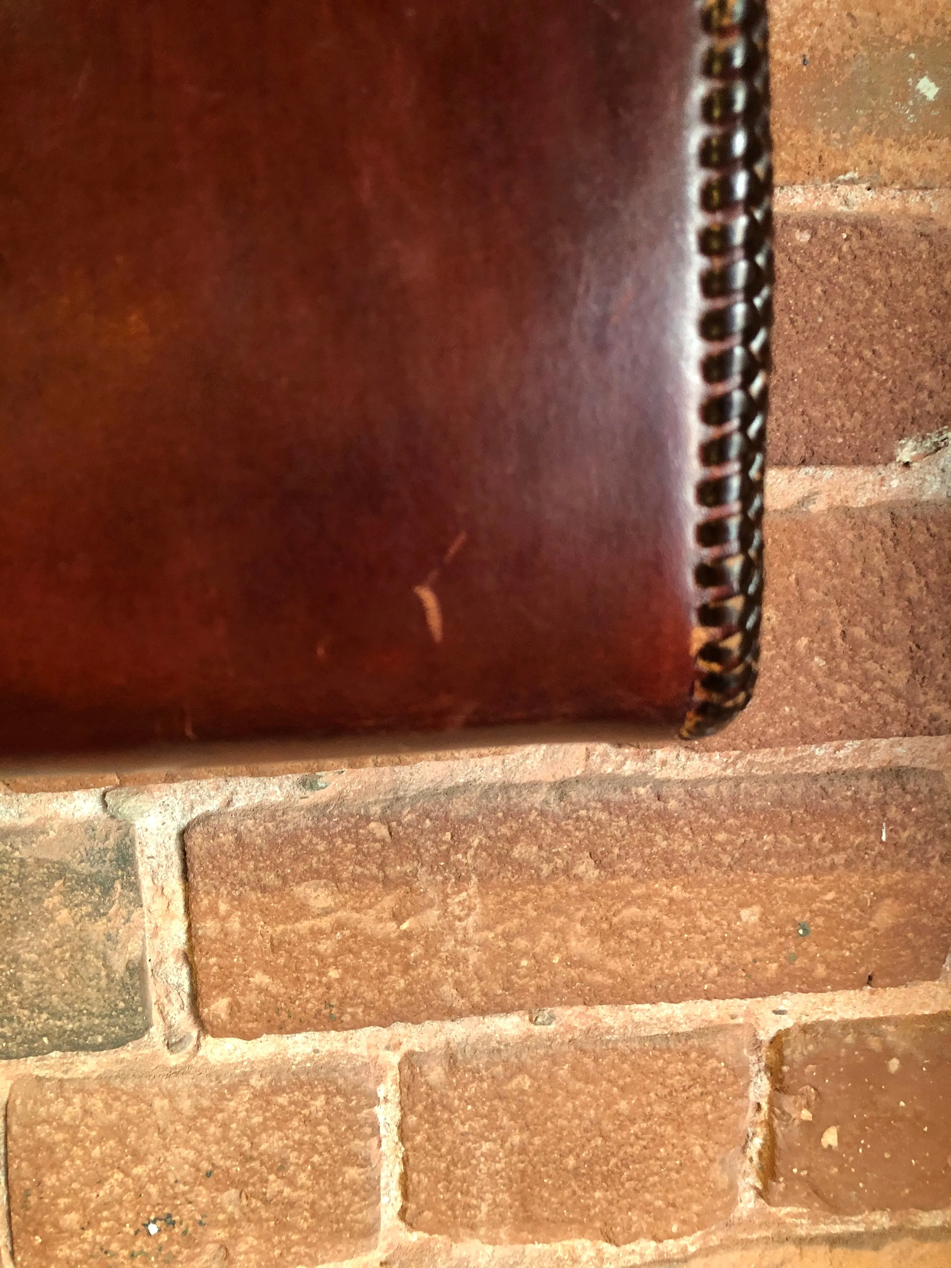 Vintage Brown Leather Handbag, SOLD