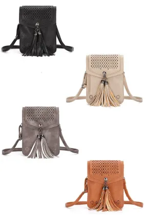 Western crossbody phone purse flap shoulder bag