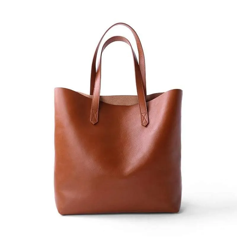 Women's Deluxe Genuine Cowhide Leather Totes