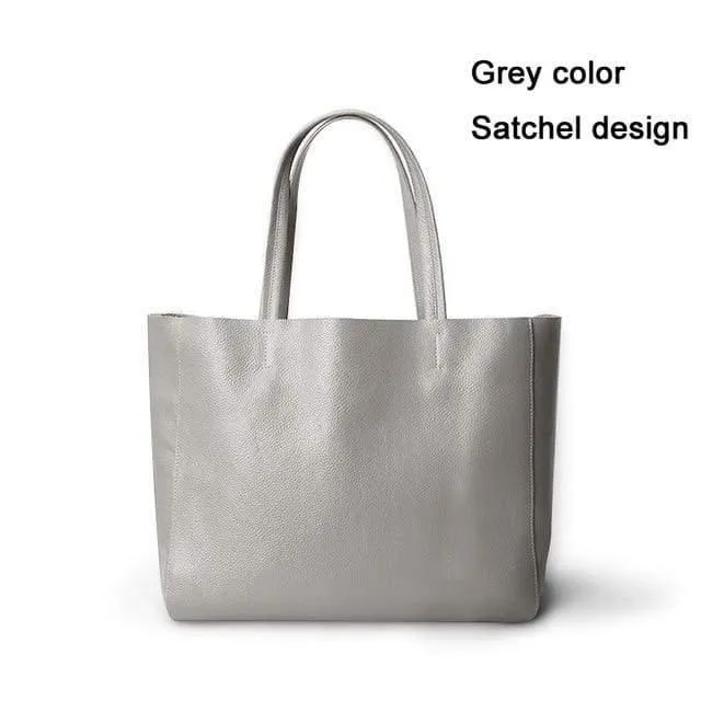 Women's Deluxe Genuine Cowhide Leather Totes