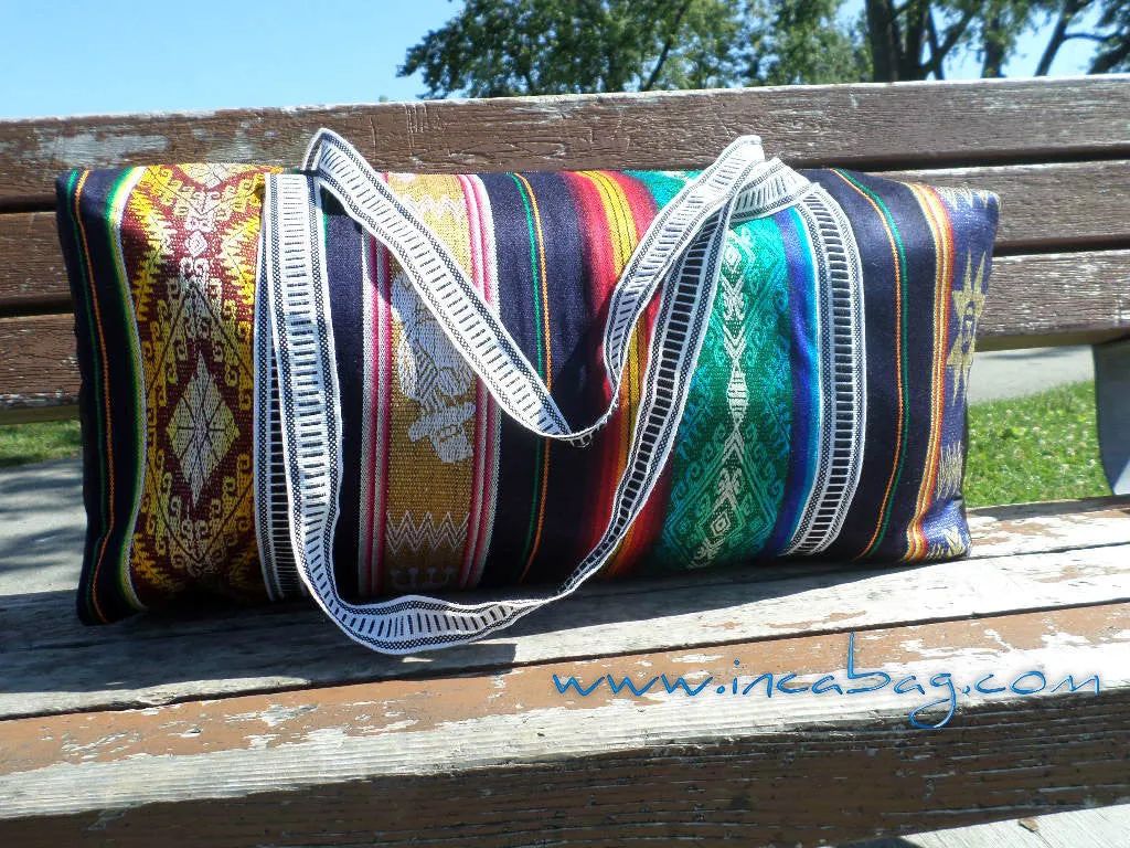 YANA QUILLA INCA HANDMADE JUMBO DUFFEL BAG
